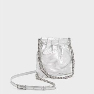 (LIMITED EDITION) Charles & Keith Silver Bag